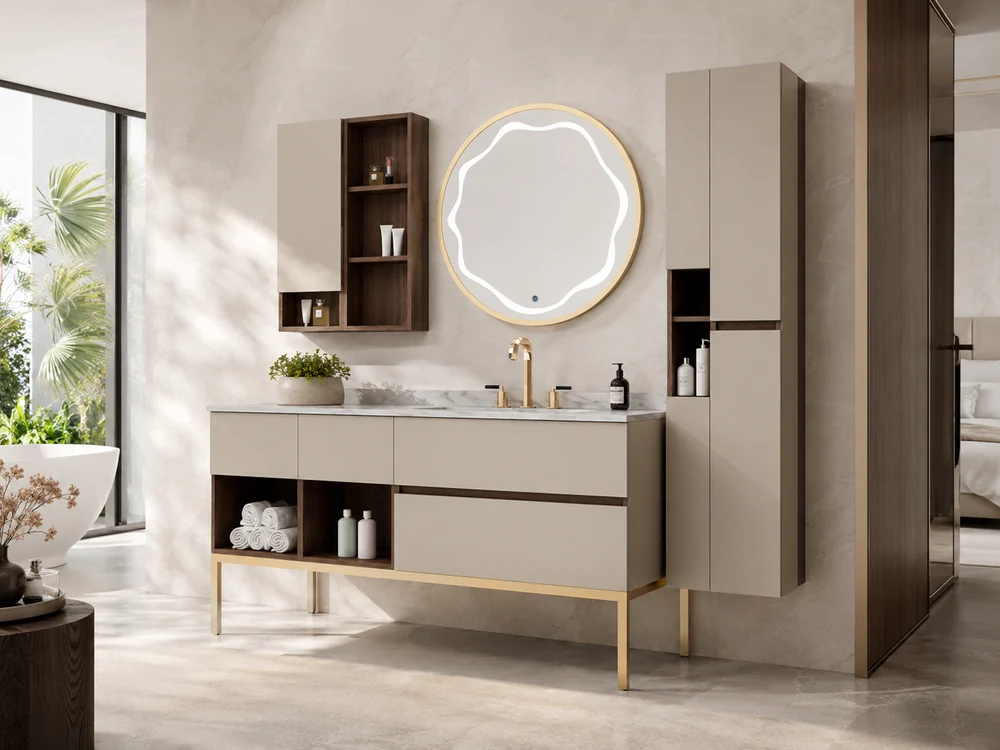 Bathroom vanity set for Australia villa