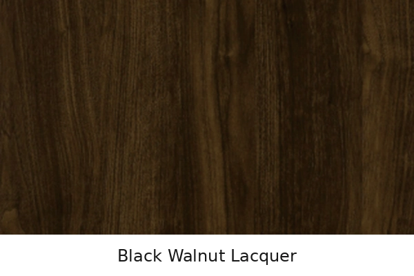 Black walnut paint lacquer vanity finish