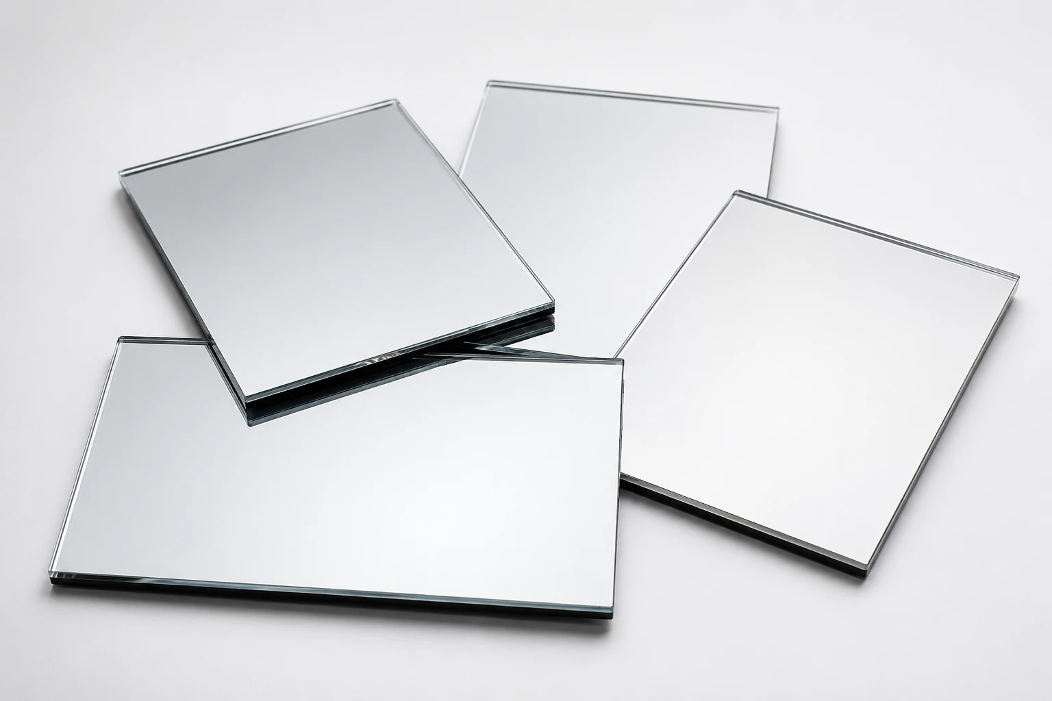 Copper-free silver glass sheets