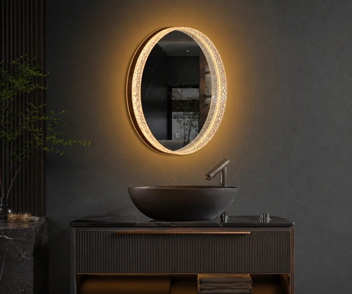 Custom smart LED mirror vanity