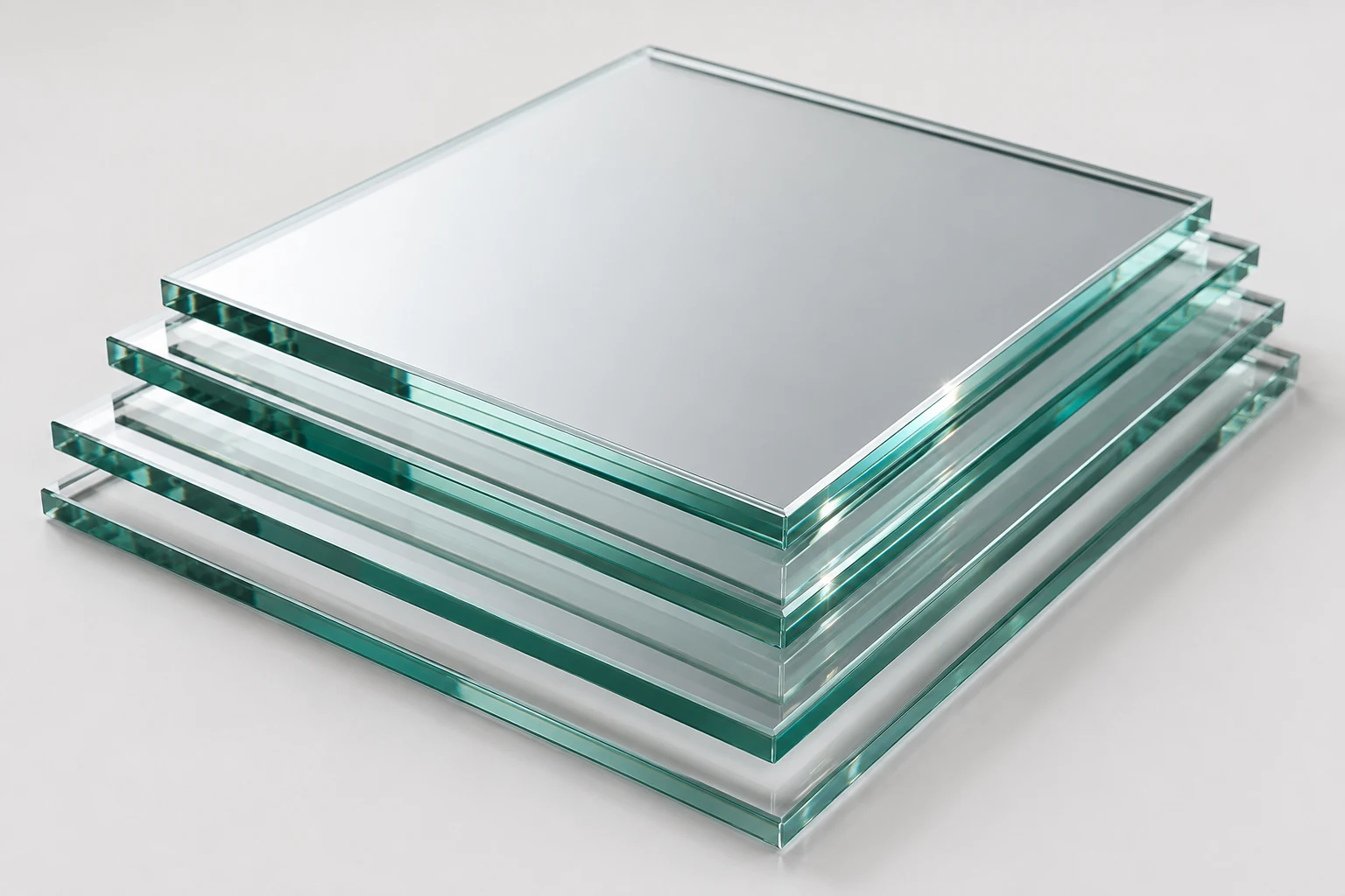 Custom tempered glass mirror