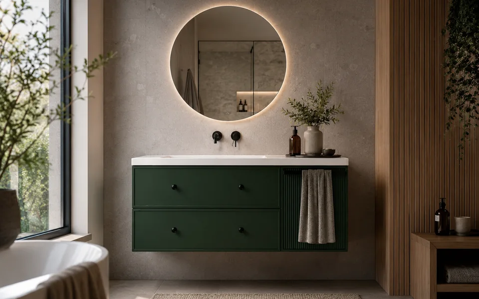 Design wall hung vanity for brands