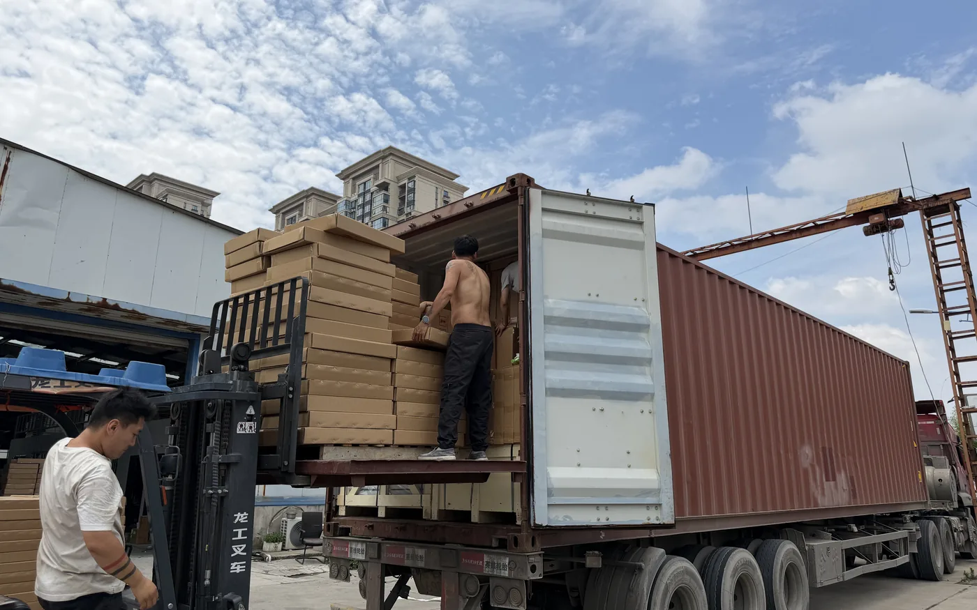 Dlinxcy bathroom vanity packaging and delivery