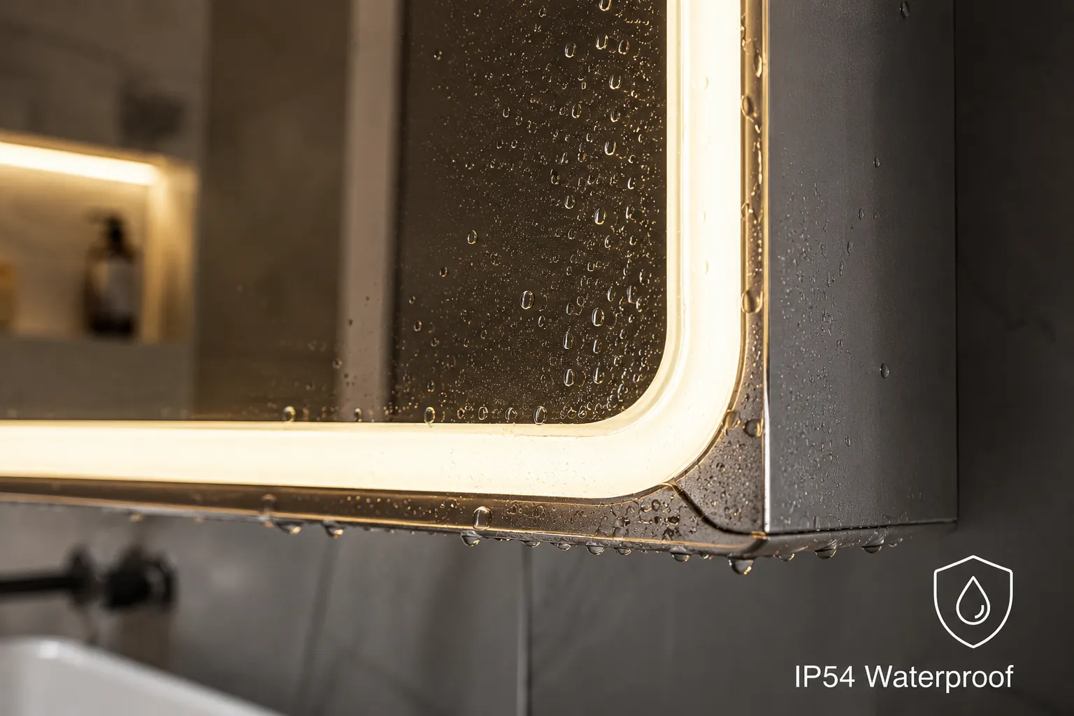IP54 IP44 waterproof LED mirror