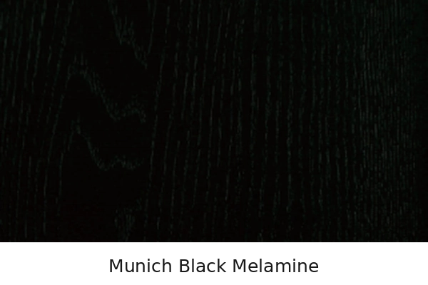 Munich black melamine vanity finish