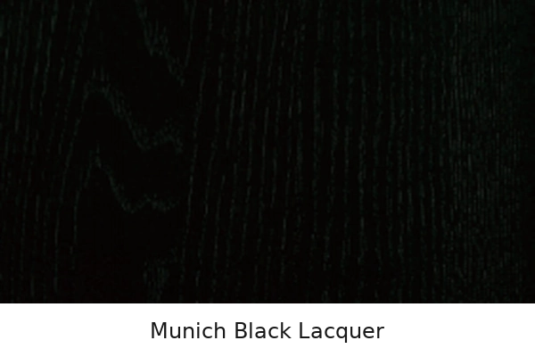 Munich black paint lacquer vanity finish