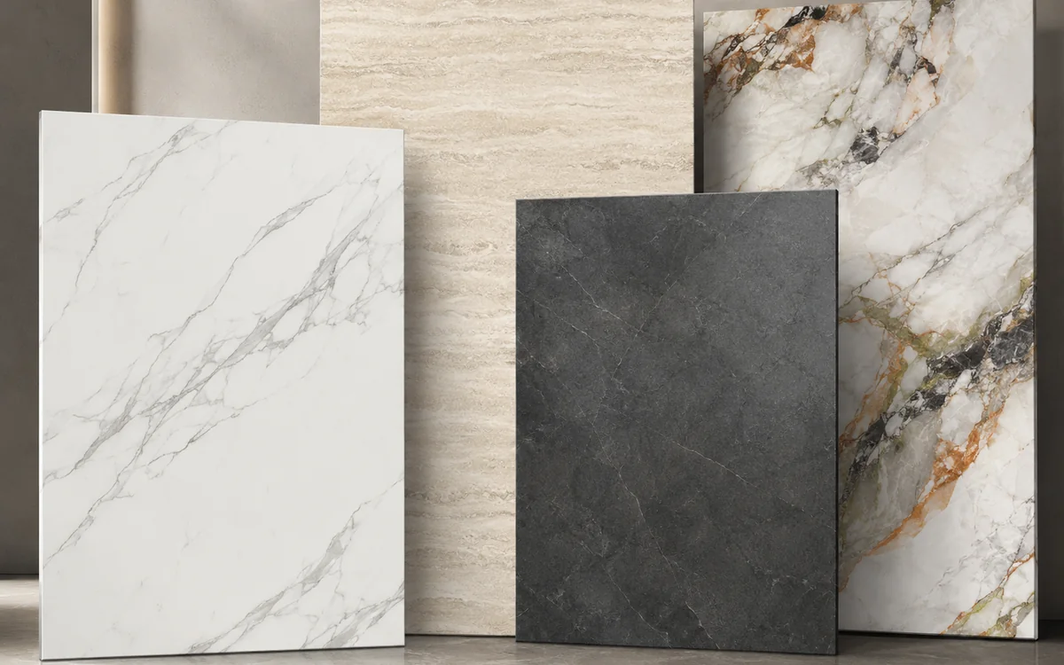 Sintered stone material slabs