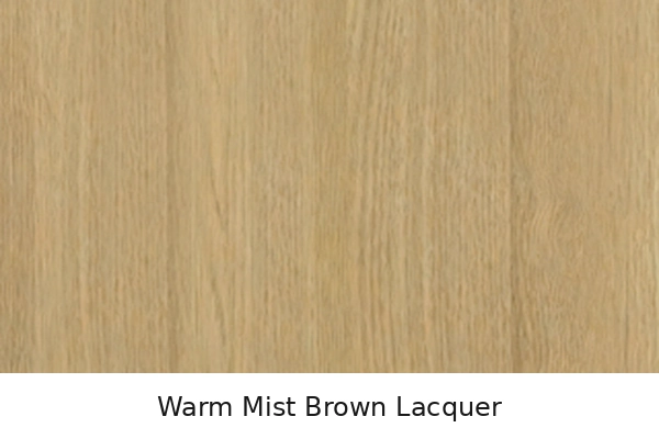 Warm mist brown paint lacquer vanity finish