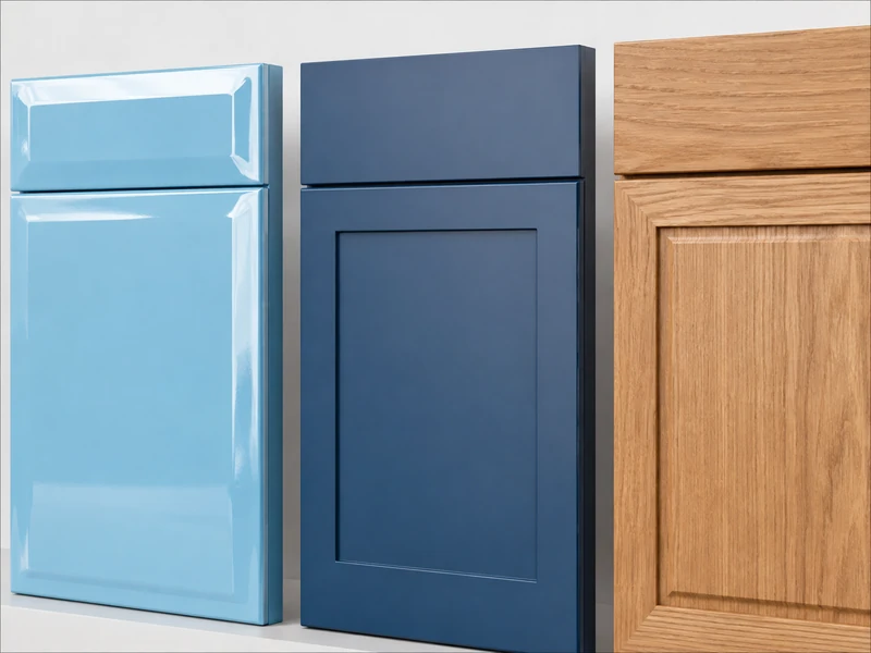 Bathroom cabinet finish and edge sealing