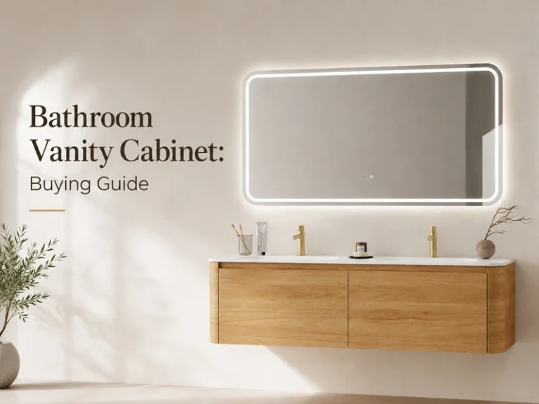 Bathroom vanity cabinet material buying guide