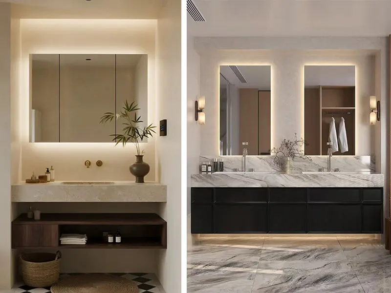 double sink and single sink vanities compare