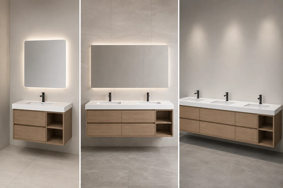 single-double-multi-sink-vanity-configurations