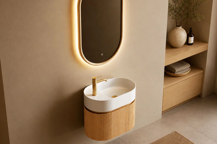 small wall hung bathroom vanity cabinets