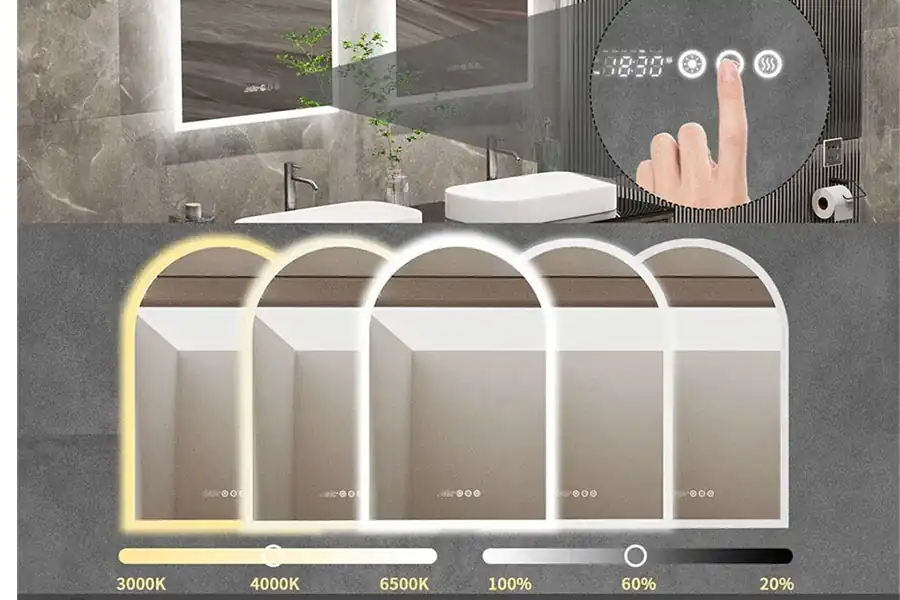 Adjustable color temperature memory function