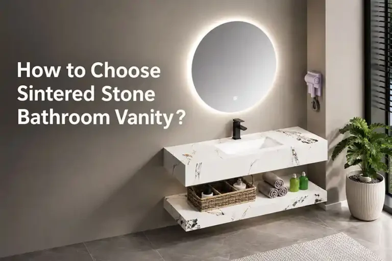 How to Choose Sintered Stone Bathroom Vanity